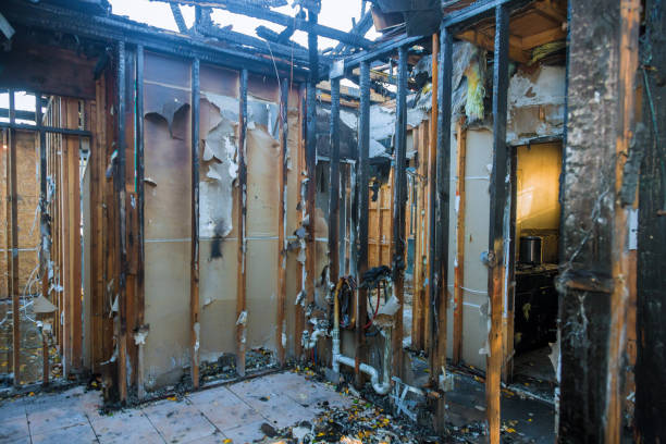 Professional Soot Cleanup technician working in Somerset, NJ